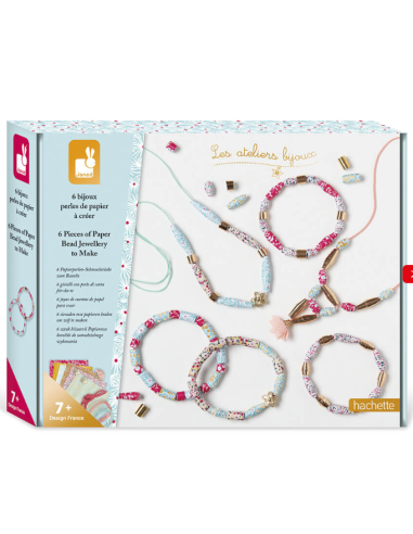 Coffret bijoux perles de papier à créer - Janod