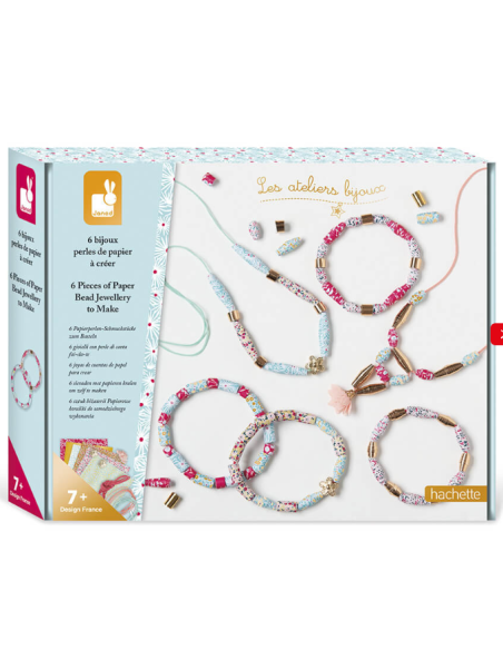 Coffret bijoux perles de papier à créer - Janod