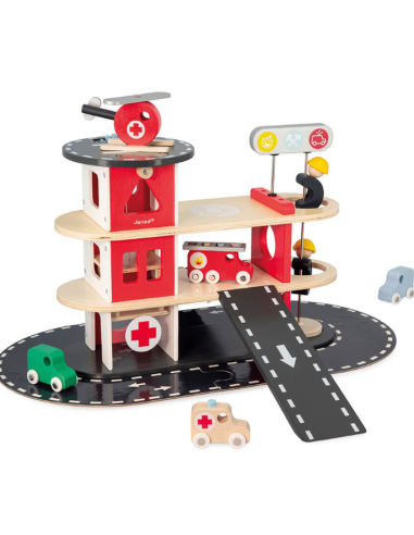 Caserne des pompiers bolid - Janod j04639