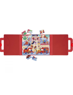 Magneti'puzzles pompiers - Janod j05417 2