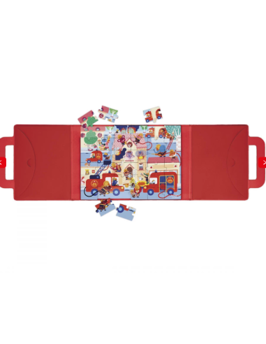 Magneti'puzzles pompiers - Janod