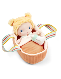 Poupée en tissu Méla et son couffin - Liliputiens 83724