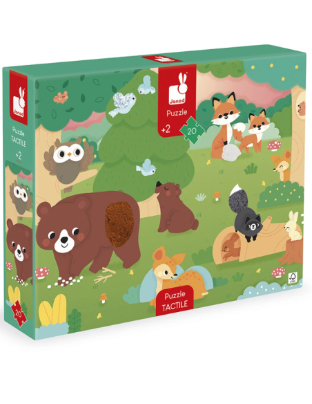 Puzzle tactile La forêt - Janod