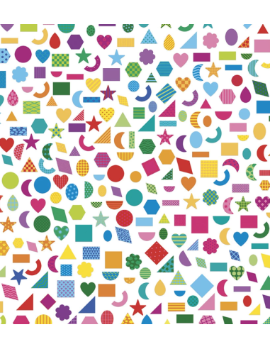 Gommettes formes géométriques x300 - Janod