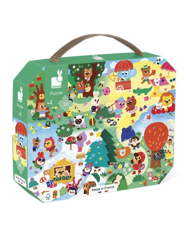 Puzzl les 4 saisons 36 pièces - Janod