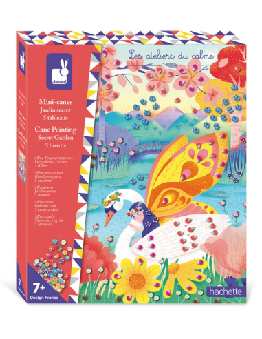 Mini-canes jardin secret 5 tableaux - Janod j09106