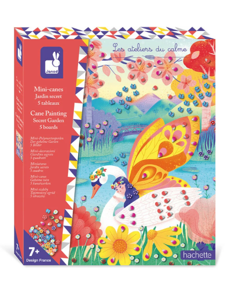 Mini-canes jardin secret 5 tableaux - Janod j09106