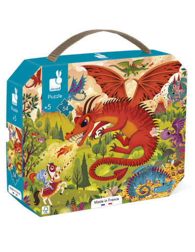Puzzle royaume des dragons 54 pcs - Janod