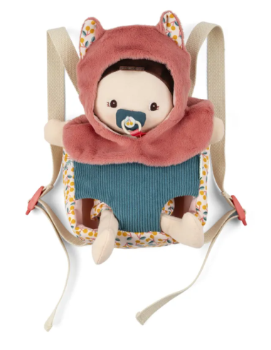 Poupée Jeanne et porte-bébé - Lilliputiens 83634