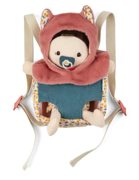 Poupée Jeanne et porte-bébé - Lilliputiens 83634