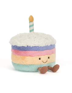 Peluche rainbow birthday cake - Jellycat