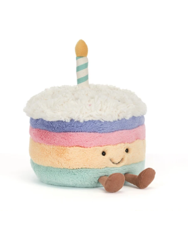 Peluche rainbow birthday cake - Jellycat