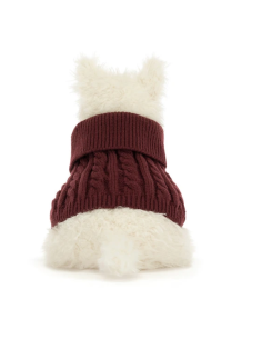 Peluche Monro Scottie dog "winter jumper" - Jellycat mun2jum 2