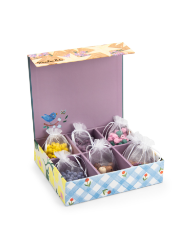 Coffret perles en bois Les Minouchkas - Moulin Roty