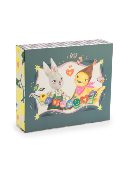 Coffret perles en bois Les Minouchkas - Moulin Roty