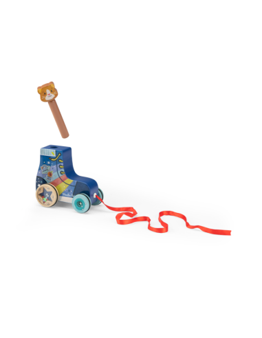 Roller à tirer Puce & Pilou - Moulin Roty
