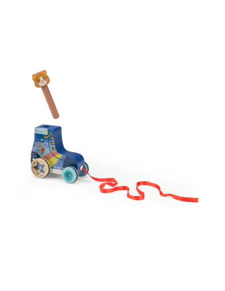 Roller à tirer Puce & Pilou - Moulin Roty