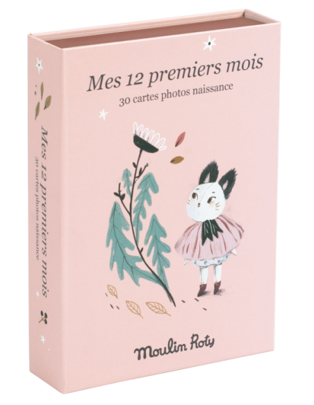Cartes mes 12 premiers mois Apres la pluie - Moulin roty 715601