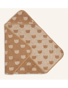 Cape de bain Teddy bear 75x75 cm - Jollein