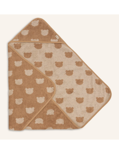 Cape de bain Teddy bear 75x75 cm - Jollein
