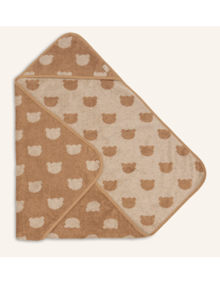 Cape de bain Teddy bear 75x75 cm - Jollein
