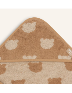 Cape de bain Teddy bear 75x75 cm - Jollein 2