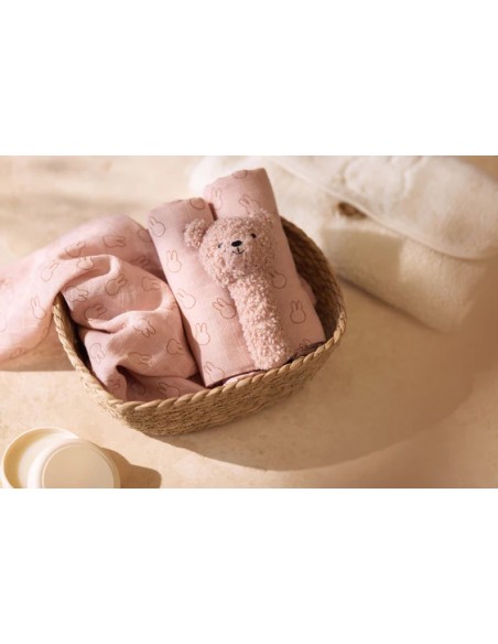 Hochet Teddy bear wild rose - Jollein