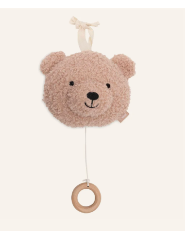Peluche musicale Teddy bear wild rose - Jollein 043-001-68063
