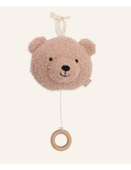 Peluche musicale Teddy bear wild rose - Jollein 043-001-68063