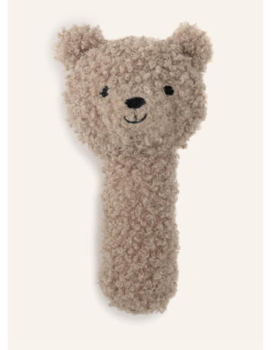 Hochet Teddy bear olive green - Jollein 039-001-68062