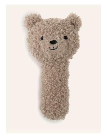 Hochet Teddy bear olive green - Jollein 039-001-68062