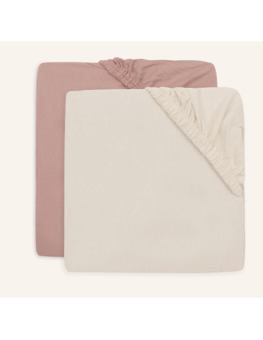 Drap-house jersey 40/50x80/90cm Hazel/oatmeal - Jollein 2511-501-68210