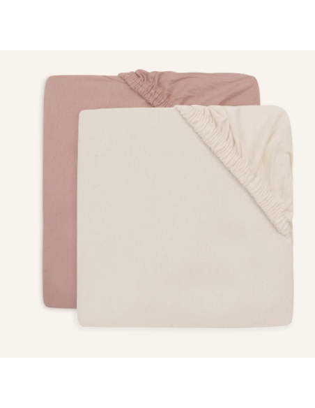 Drap-house jersey 40/50x80/90cm Hazel/oatmeal - Jollein 2511-501-68210
