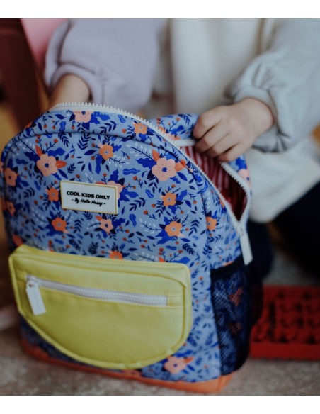 sac a dos imprime champetre 2-5ans hello hossy