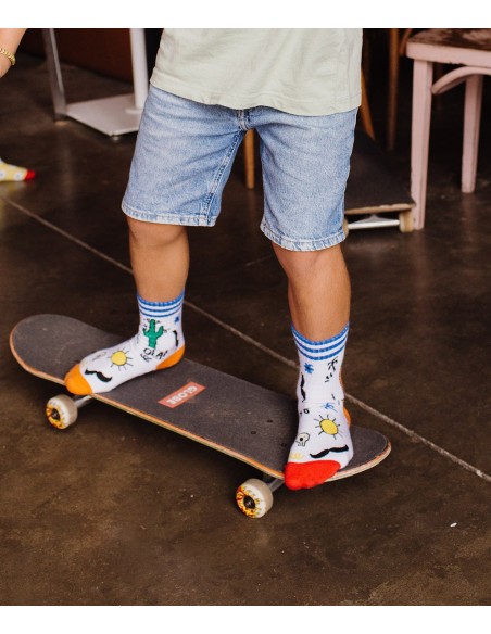 CHAUSSETTES IMPRIMÉ MEXICO 4-6 ANS - (27-31)