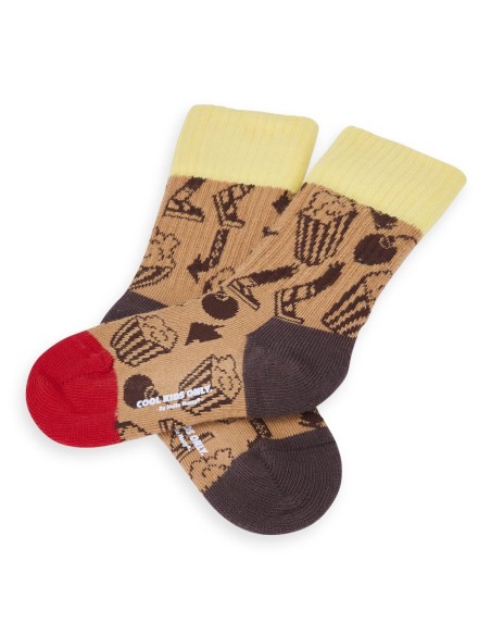 CHAUSSETTES IMPRIMÉ GROOVY 2-3 ANS - (24-26)
