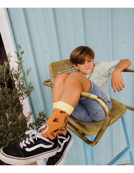 CHAUSSETTES IMPRIMÉ GROOVY 4-6 ANS - (27-31)
