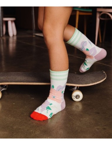 CHAUSSETTES IMPRIMÉ FLOWERS 1-2 ANS - (22-24)