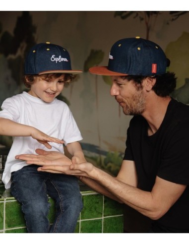 Casquette jeans explorateur 2-5 ans(52cm) - Hello Hossy