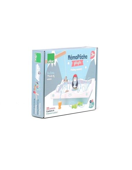 Mémopêche Gla Gla Vilac – Jeu de pêche et mémoire en bois dès 3 ans