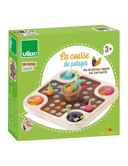 La course du potager, jeu des petits chevaux - Jour de récolte Vilac