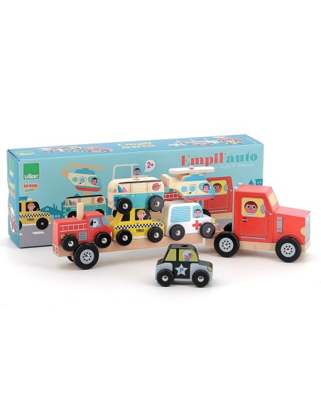 Empil'Auto – Jouet en bois Vilac