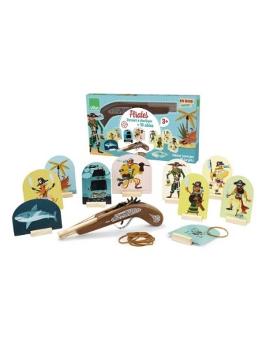 Pistolet élastiques pirates - Vilac
