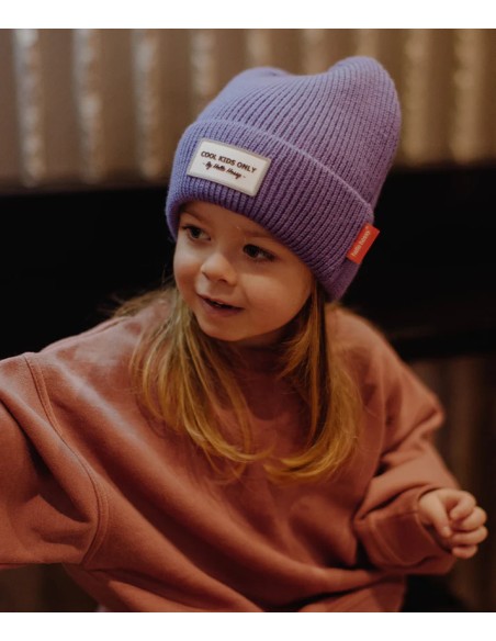 Bonnet pop purple 2-5 ans hello hossy