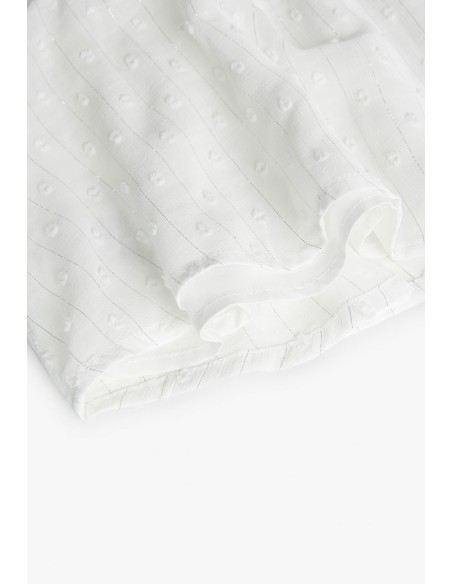 Blouse gaza plumeti pour fille - boboli