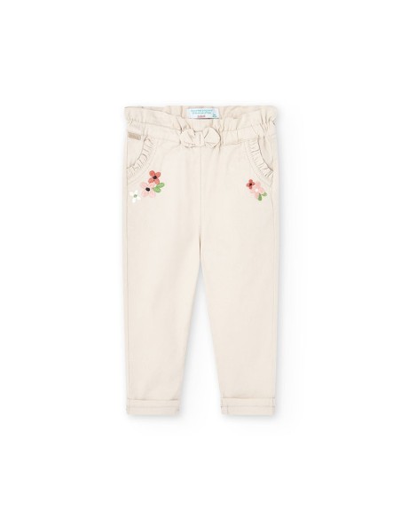 Pantalon en toile gebardine 9 mois - Boboli