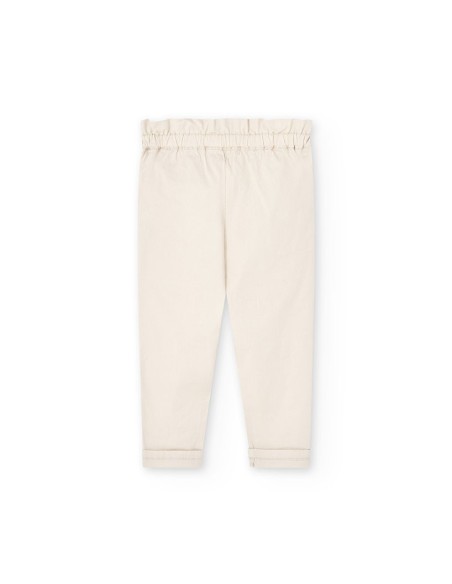 Pantalon en toile gebardine 9 mois - Boboli