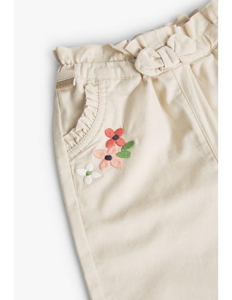 Pantalon en toile gebardine 9 mois - Boboli
