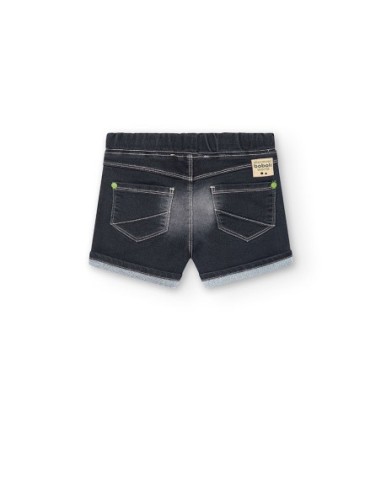 Bermuda en jeans noir bébé garçon  6 mois