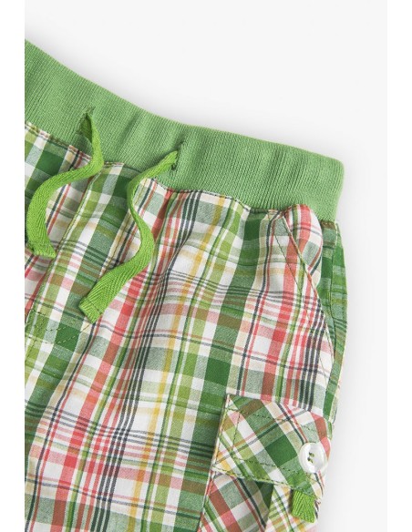 Bermuda carreaux bébé garçon  9 mois - Boboli
